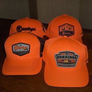 Runnings Caps, Lot of 4, Size Adjustable